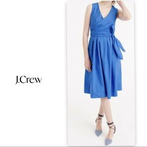 NEW J.Crew Wrap Around Midi Dress Size 8